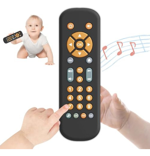 Tuivesafu Juguete De Control Remoto De Tv Para Bebés Con So