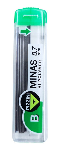 Mina Pizzini 0.7mm B Tubo Por 12unidades