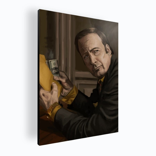 Cuadro Moderno Mural Poster Saul Goodman 42x60 Mdf