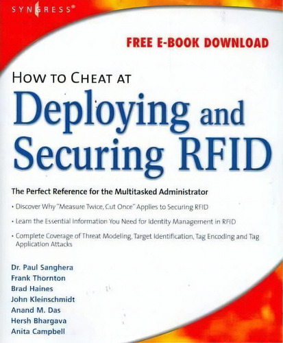 How To Cheat At Deploying And Securing Rfid, De Frank Thornton. Editorial Syngress Media U S, Tapa Blanda En Inglés