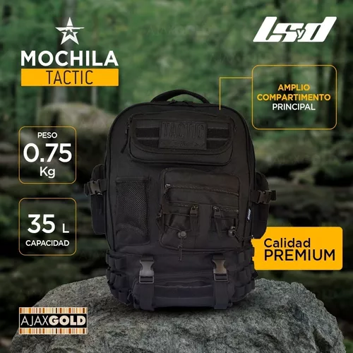 Mochila Tactica De 35l ,tipo Militar