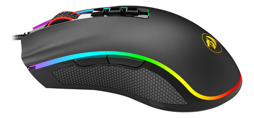 Mouse Gamer Redragon M711 Cobra Preto 12.000 Dpi Preto