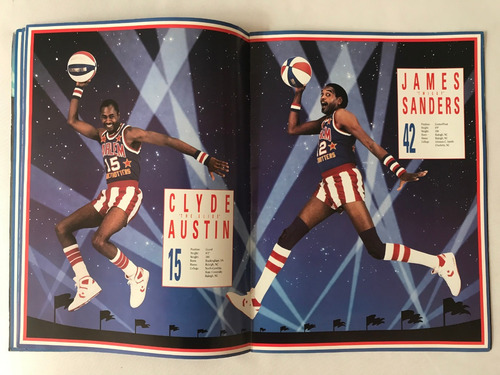 Programa Harlem Globetrotters World Tour Mexico 1990 24x32cm (Usado)