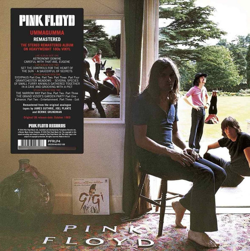 Pink Floyd Ummagumma Remastered Lp Nuevo / Kktus