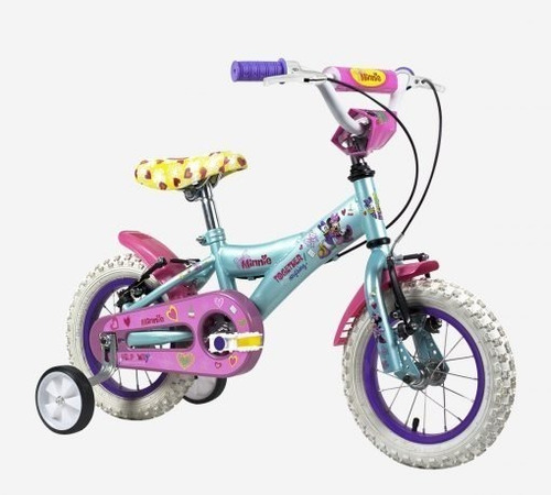 Bicicleta Infantil Minnie Rueda Rayo Niños Unibike 1112