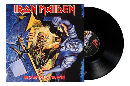  Iron Maiden No Prayer For The Dying Lp Acetato Vinyl