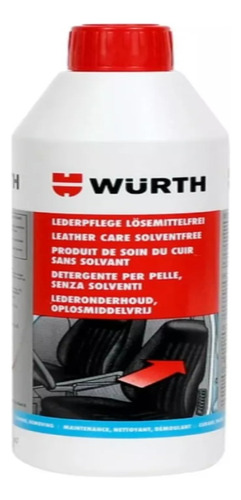 Limpiador De Cuero Wurth 500 Ml 