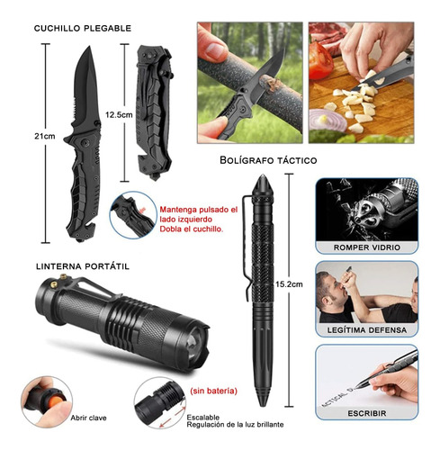 Dqs Kit De Supervivencia, Aire Libre Y Protección Personal