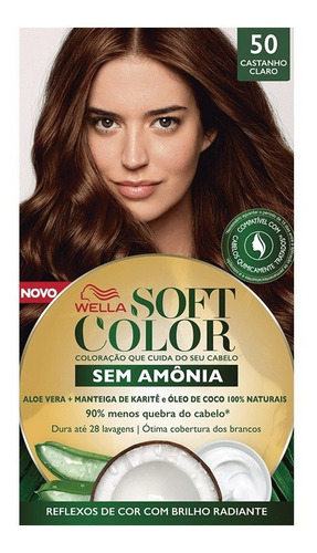 Tonalizante Soft Color 50 Castanho Claro - Wella