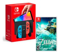 Comprar Consola Switch Oled Neón + The Legend Of Zelda Tears