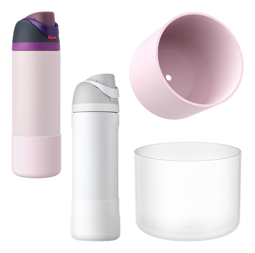 2 Fundas Protectoras Antideslizantes Para Botella De Agua Ow