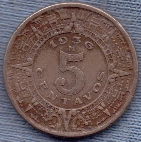 Mexico 5 Centavos 1936 *