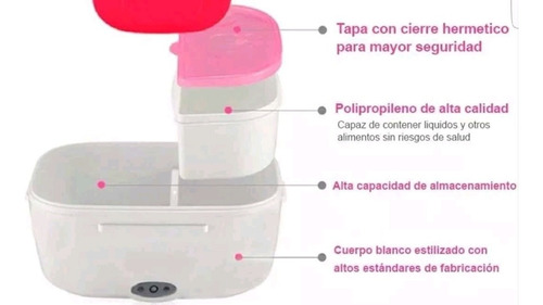 Taper Electrico Lunchera Bazar Cuchara Plastico Microondas