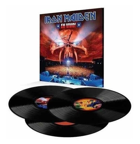 Iron Maiden - En Vivo! (vinilo Triple Nuevo Y Sellado)