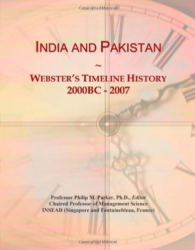 India And Pakistan Websters Timeline History, 2000bc  2007