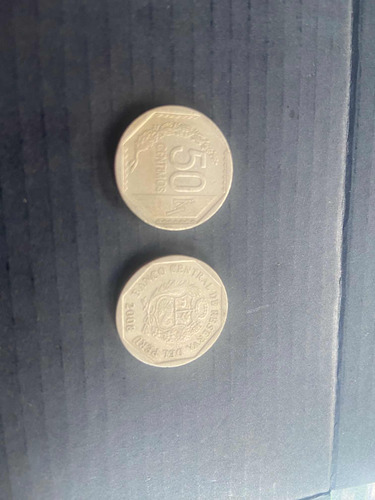 Moneda 50 Centimos 2008 Peru