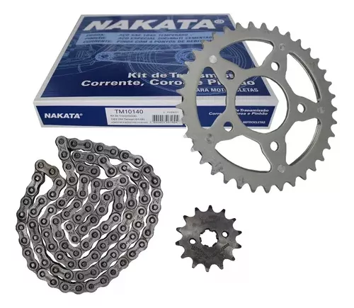 Kit Relacao Transmissao Tração Honda Cbx 250 Twister 2001 2002 2003 2004  2005 2006 2007 2008 Original Nakata