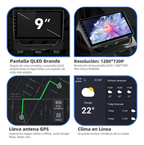 Para Estéreo 4+64g 4k Ram 700 Fiat Strada Palio Adventure Bt