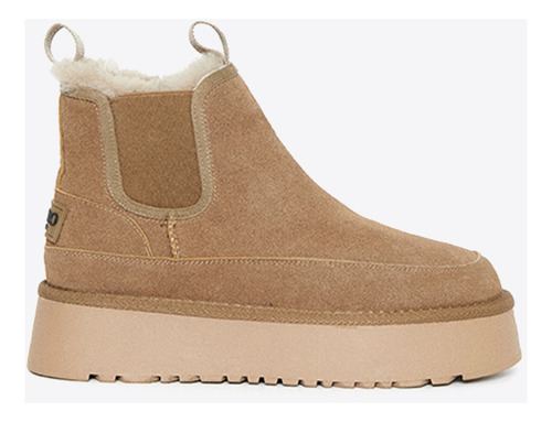 Botas Lamur Viamo Con Piel Y Plataforma