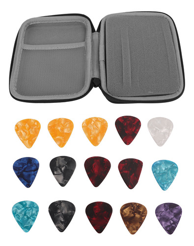 Juego De Fundas Para PĂșas De Guitarra, Color Negro Y Negro,