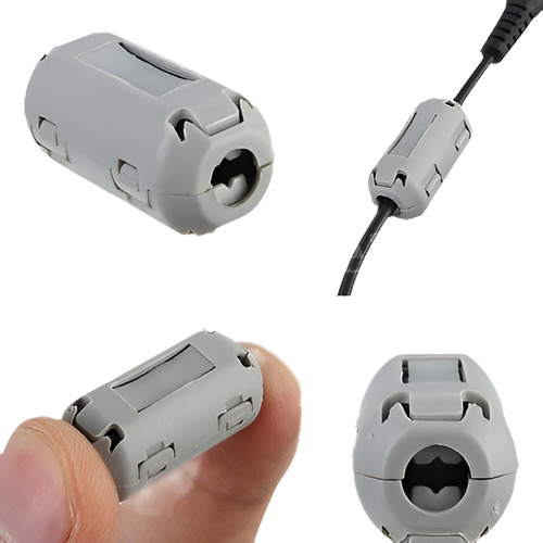 Filtro De 5 X 7mm Ruido Supresor Rfi Emi Clip Choke Cable De
