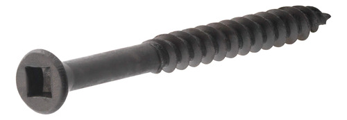 Tornillo Fosfato Negro Unidad Cuadrada #6 X 2-1 4 