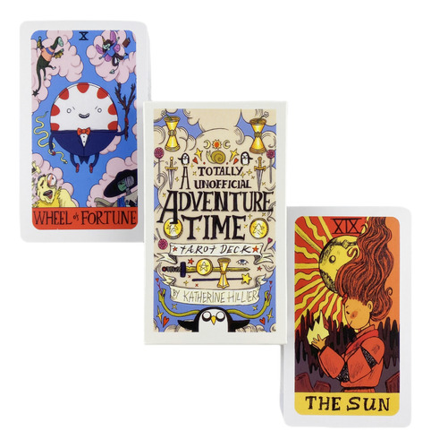 Tarot De Cartas De Adventure Time, 78 Mazos, Oracle Qk