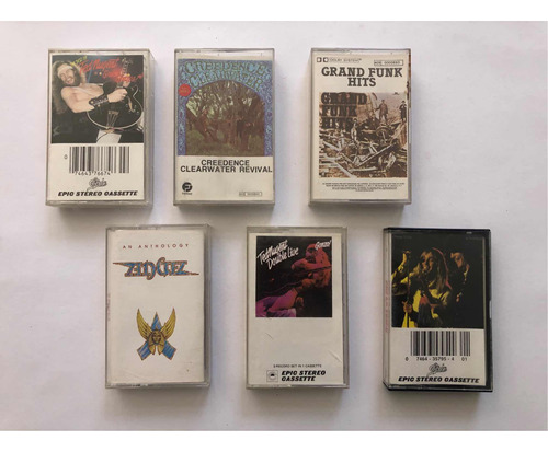 Lote De Cassettes Rock Varios (creedence, Ted Nugent, Etc)