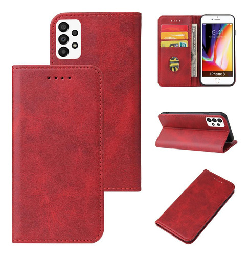 Funda Para Samsung Galaxy A33 5g Cuero Folio Flip Caso