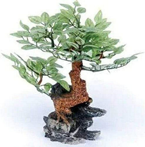 Decoración De Acuario Penn-plax Bonsai Tree - Verde - Seguro