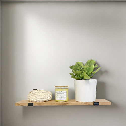 Estante Repisa Cocina Mensula Hierro-paraiso 60 Estan Ula Marrón