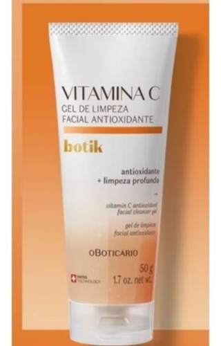 Botik Gel De Limpeza Facial Antioxidante Vitamina C 50g