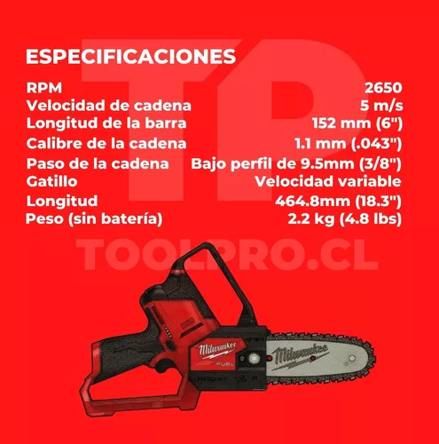 Sierra De Poda Milwaukee M18 FUEL HATCHET