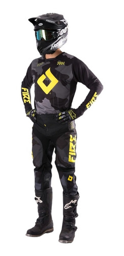 Imagen 2 de 6 de Equipo Conjunto Fire Combat Mx Motocross Enduro Winnersport