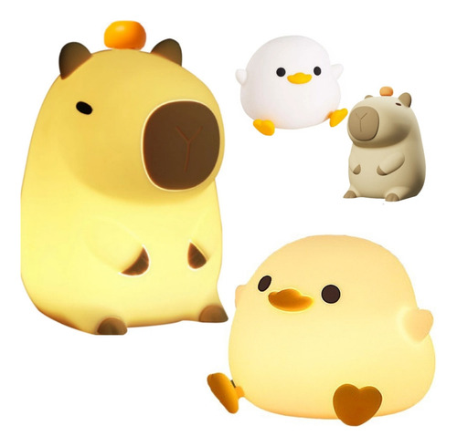 Lámpara De Noche Con Forma De Capibara, Lámpara De Noche Con
