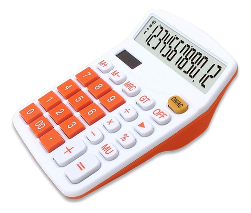 Meichoon Calculadora Grande Naranja, Calculadora Solar De Of