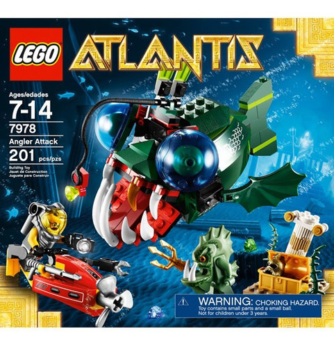 Ataque De Pescador Atlantis Set Lego 7978