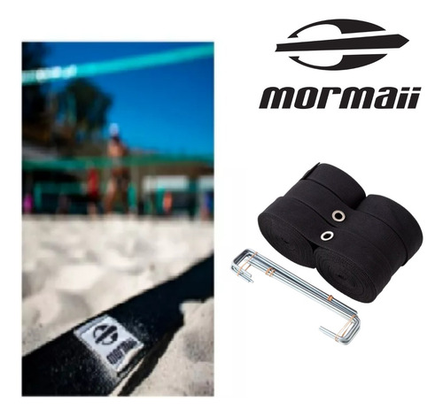 Marcação Fita Para Quadra Beach Tennis Dupla Mormaii Oficial