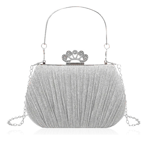Bolsa Bandolera De Fiesta De Moda Con Cadena Para Mujer