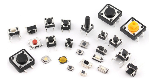 .s Kit De Microinterruptores Con Botón Pulsador, 125