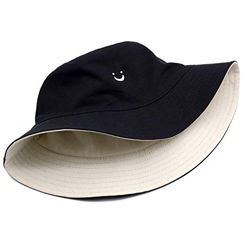 Sombrero De Cubo Unisex 100% Algodón Con Bordado De Cara Son