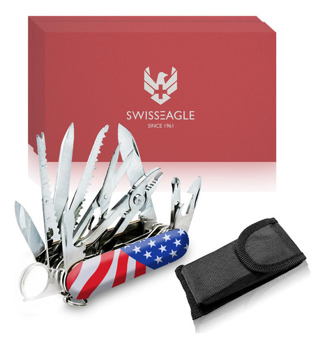 Navaja Multiherramienta Swiss Eagle Classic: Incluye 30 Herr