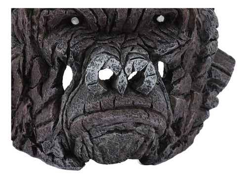 Escultura De Cabeza De Gorila, Diseño Único Y Elegante