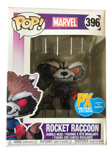 Funko Pop Rocket Raccoon #396 - Guardianes De La Galaxia