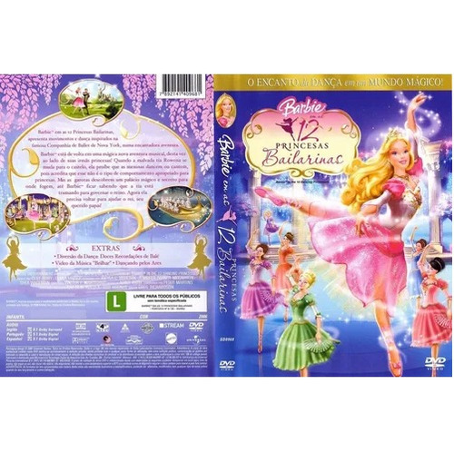 Dvd - Barbie E As 12 Princesas Bailarinas