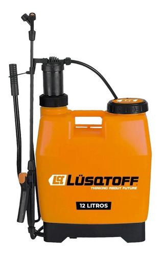 Pulverizador Fumigador Lusqtoff Mochila 12 L Manguera Lanza