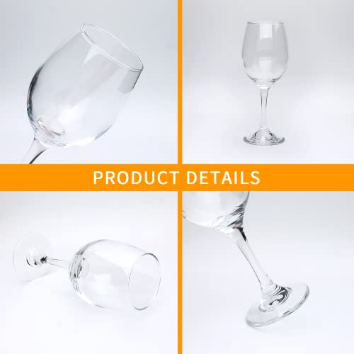 Qappda Juego De 20 Copas De Vino Blanco, Copas Pequeñas De V