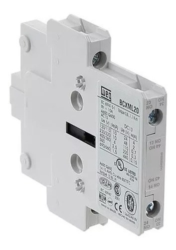 Blocos De Contato Lateral P/ Contator Cwm Weg Bcxml20 2na