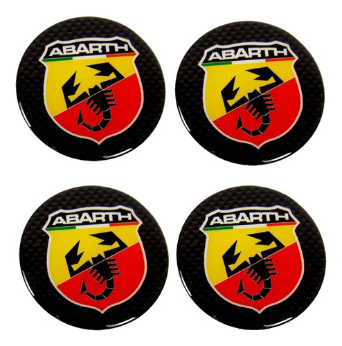 Adesivo Emblema Resinado Roda Fiat 65mm Cl31 Fk