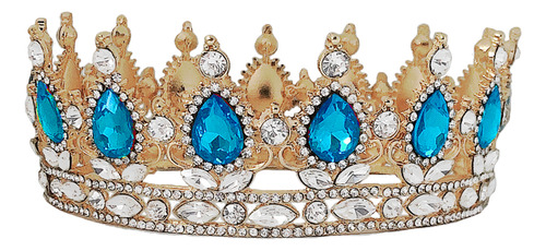 Tiara Vintage Con Diamantes De Imitación Y Corona De Perlas